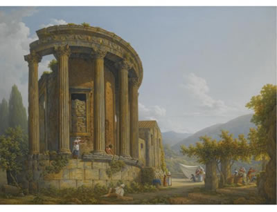 Sample artwork by Abraham Louis Rodolphe Ducros (1748 - 1810), known for landscape, coastal paintings - View similar artists and auction records
