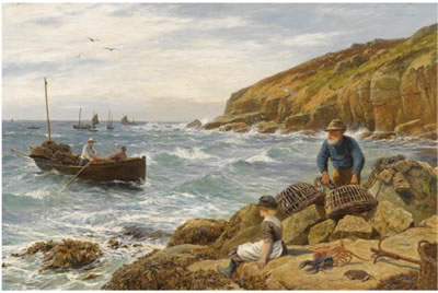 Sample artwork by William Henry Borrow (1863 - 1901), known for painting - View similar artists and auction records