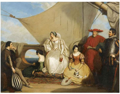 MARY QUEEN OF SCOTS' FAREWELL TO FRANCE