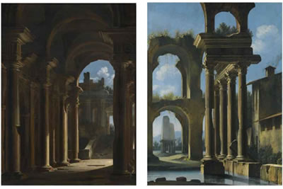 Sample artwork by Niccolo Codazzi (1648 - 1693), known for architectural paintings and perspectives - View similar artists and auction records