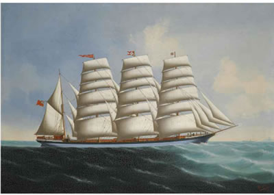 THE CLIPPER EASTERN MONARCH by Fong Lai - Auction record, sale price, and art valuation. Compare with similar artists and explore comparable artworks.