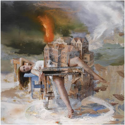 RECLINING GIRL