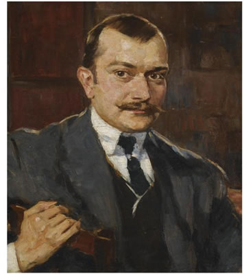 Portrait of Konstantinos Parthenis: Self-portrait