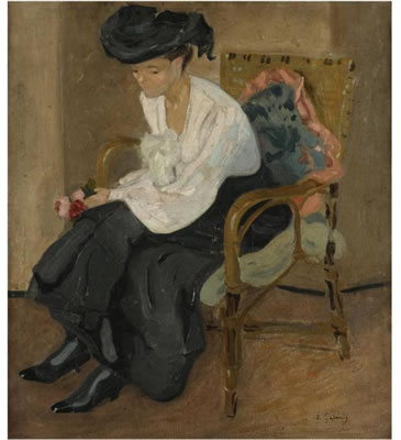 PORTRAIT OF FANNY, THE ARTIST'S WIFE