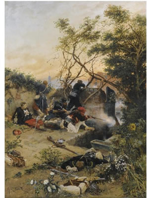 ESSUYANT LE FEU