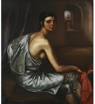 LA NIÑA TORERA (THE TORERO GIRL) by Julio Romero de Torres - Auction record, sale price, and art valuation. Compare with similar artists and explore comparable artworks.