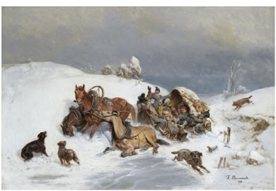 THE RETREAT OF THE FRENCH FROM RUSSIA