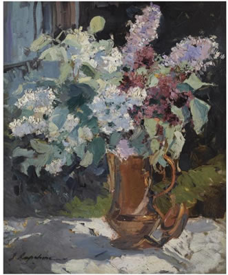 STILL LIFE OF LILACS