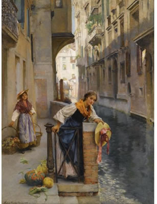 FRUIT SELLERS FROM THE ISLANDS, VENICE