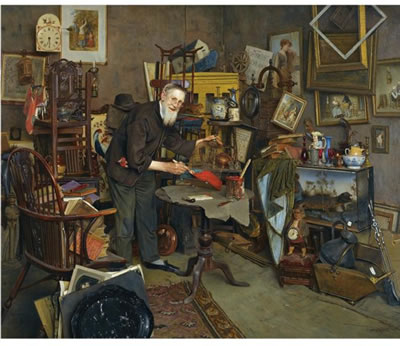 Sample artwork by Charles Spencelayh (1865 - 1958), known for figure, genre and portrait painting-miniatures - View similar artists and auction records