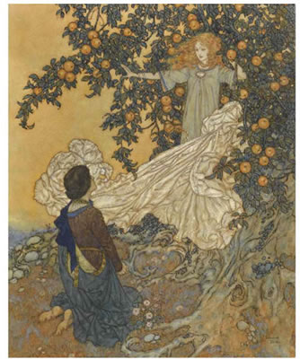 "THE FAIRY DROPPED HER SHIMMERING GARMENT..."