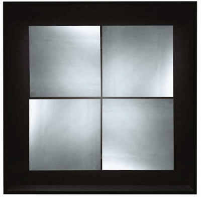 UNTITLED (SPIEGELOBJEKT, VIER QUADRATE)