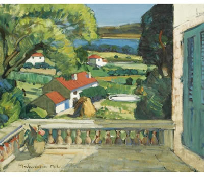 COTTAGES IN PROVENCE by John Maclaughlan Milne - Auction record, sale price, and art valuation. Compare with similar artists and explore comparable artworks.
