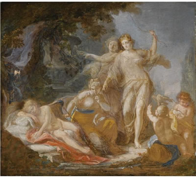 VENUS STEALING CUPID'S BOW