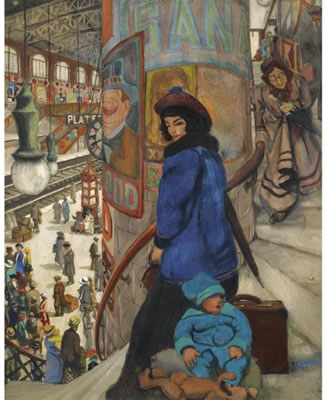 AT THE RAILWAY STATION