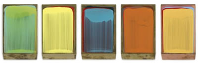 FIVE PART ARBITRARY COLOUR COLLECTION by Ciaran Lennon - Auction record, sale price, and art valuation. Compare with similar artists and explore comparable artworks.