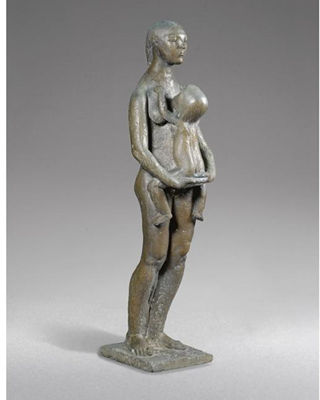 MOTHER AND CHILD, STANDING by Jacob (Sir) Epstein - Auction record, sale price, and art valuation. Compare with similar artists and explore comparable artworks.