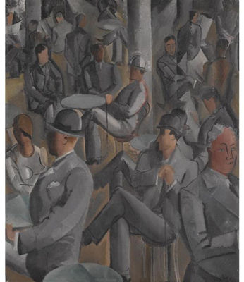 MEN IN A CAFE by Paule Vezelay - Auction record, sale price, and art valuation. Compare with similar artists and explore comparable artworks.