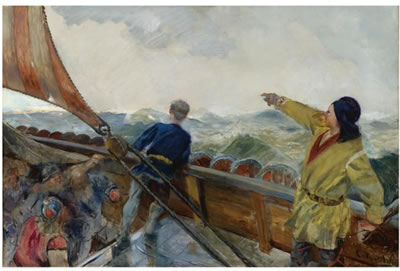 LEIF ERIKSSON OPPDAGER AMERIKA (LEIF ERIKSSON DISCOVERS AMERICA)