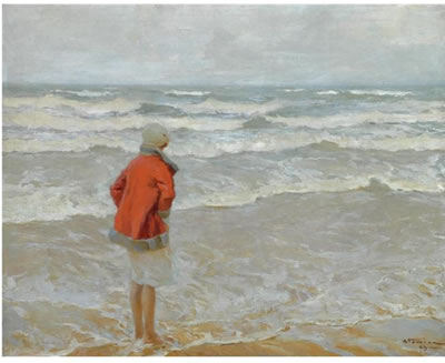 LOOKING OUT TO SEA by Charles Garabed Atamian - Auction record, sale price, and art valuation. Compare with similar artists and explore comparable artworks.