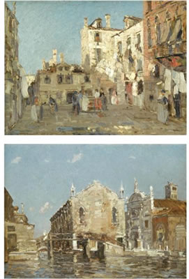Sample artwork by Emma Ciardi (1879 - 1933), known for figure, genre, landscape and interior scene painting - View similar artists and auction records