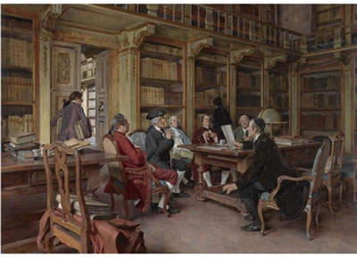 THE BIBLIOPHILES by Tito Lessi - Auction record, sale price, and art valuation. Compare with similar artists and explore comparable artworks.