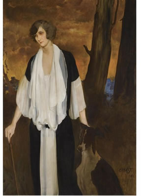 PORTRAIT OF THE FUTURE COUNTESS HENRI DE BOISGELIN