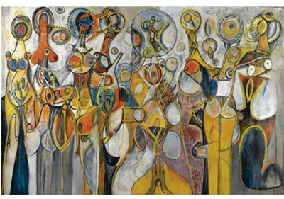 Sample artwork by Avinash Chandra (1931 - 1991), known for paintings - View similar artists and auction records