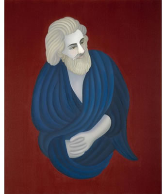 Portrait of Manjit Bawa: UNTITLED (SELF PORTRAIT)