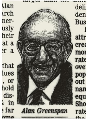 ALAN GREENSPAN by Jose Maria Cano - Auction record, sale price, and art valuation. Compare with similar artists and explore comparable artworks.