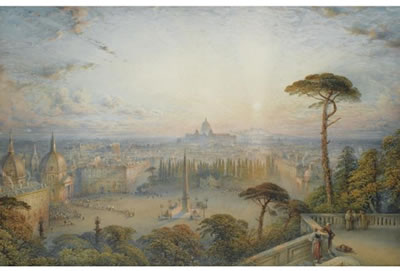 ROME FROM THE PINCIO