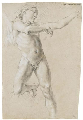Study fo a figure of Icarus (a study of the same figure in red and black chalk verso) by Lorenzo de' Ferrari - Auction record, sale price, and art valuation. Compare with similar artists and explore comparable artworks.