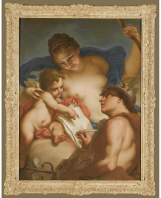 VENUS, MERCURY AND CUPID