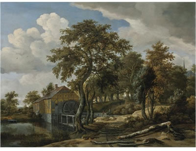 SUMMER LANDSCAPE WITH A WATERMILL by Meindert Hobbema - Auction record, sale price, and art valuation. Compare with similar artists and explore comparable artworks.