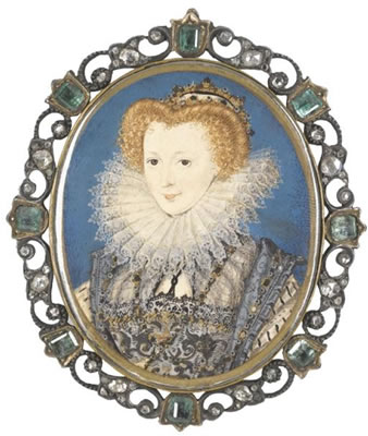 PORTRAIT OF A NOBLEWOMAN, POSSIBLY LETTICE KNOLLYS (1539-1634) by Nicholas Hilliard - Auction record, sale price, and art valuation. Compare with similar artists and explore comparable artworks.