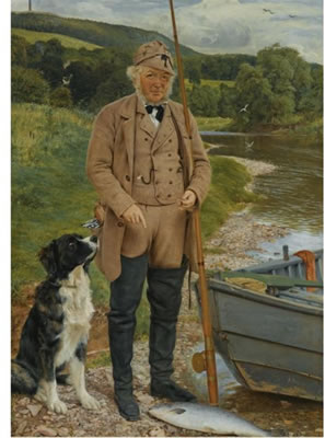 ROBERT KERSS, GAMEKEEPER AND FISHERMAN AT MOUNTEVIOT