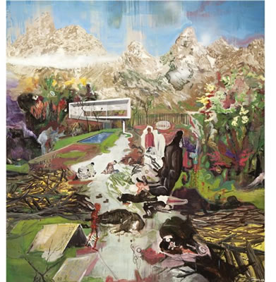Sample artwork by Jeffar Khaldi (Born 1964), known for painting - View similar artists and auction records