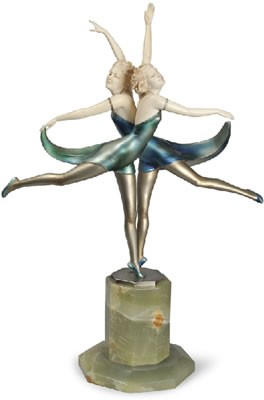 BUTTERFLY DANCERS by Otto Poertzel - Auction record, sale price, and art valuation. Compare with similar artists and explore comparable artworks.