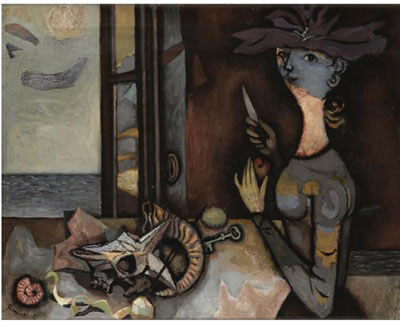 LA PELEUSE (GIRL PEELING FRUIT)