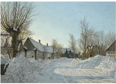 VINTERLANDSBY (TOWN IN WINTER)