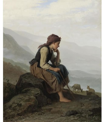 DIE ZIEGENHIRTIN (THE LITTLE GOAT HERDER)
