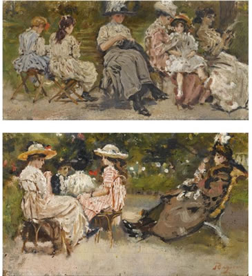 PARISIAN SCENES; A PAIR