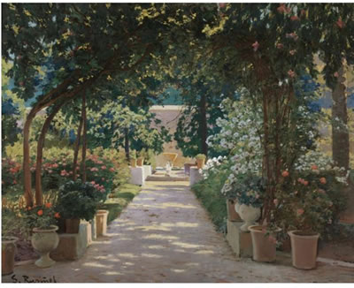 Painted in June 1898 in Ja´vea. Sorolla had first visited Ja´vea two years before on his own when he had been overcome by the beauty of the location. Writing to his wife Clotilde at the time he eulogised: 'this - Ja´vea - has everything I desire and more