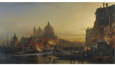 THE EVE OF THE CELEBRATION, SANTA MARIA DELLA SALUTE, VENICE