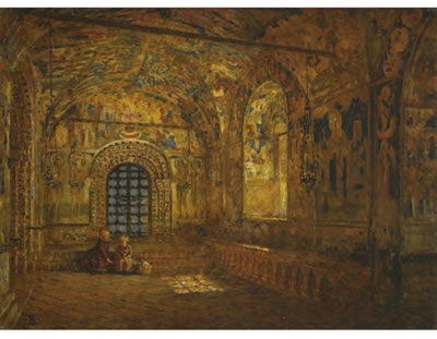 THE PORTICO OF A CHURCH