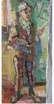 Portrait of Michel (Michael) Kikoine: Self-portrait