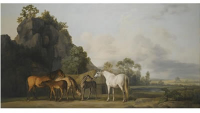 Brood Mares and Foals by George Stubbs - Auction record, sale price, and art valuation. Compare with similar artists and explore comparable artworks.
