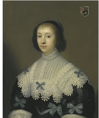 PORTRAIT OF MARGARET, LADY HUNGERFORD (1596-1648) by Cornelis Janssens van Ceulen I - Auction record, sale price, and art valuation. Compare with similar artists and explore comparable artworks.