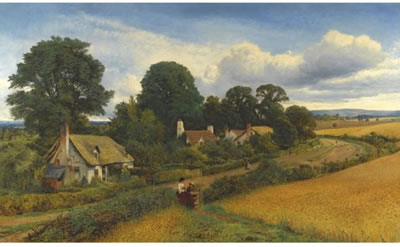 THE COTTAGE HOMES OF ENGLAND by Benjamin Williams Leader - Auction record, sale price, and art valuation. Compare with similar artists and explore comparable artworks.