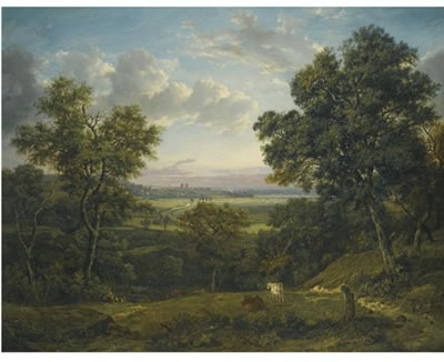 VIEW OF GREENWICH, FROM CHARLTON WOOD, NEAR WOOLWICH